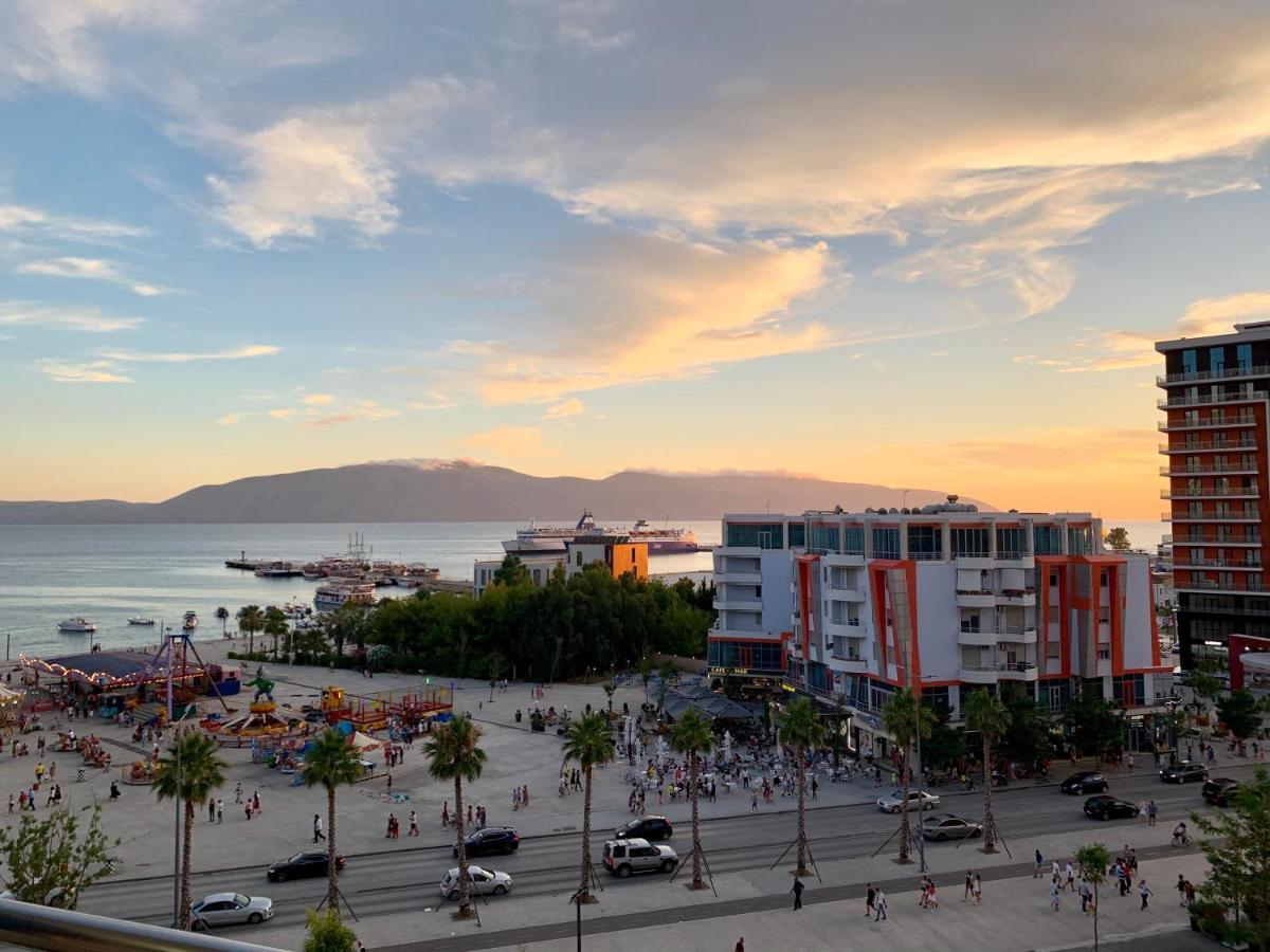 Pearl Seaview Apartment Vlorë エクステリア 写真