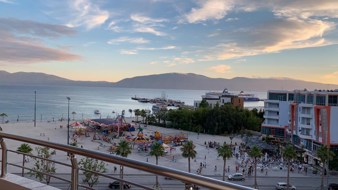 Pearl Seaview Apartment Vlorë エクステリア 写真